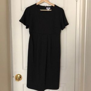 Black maternity dress